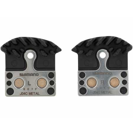 Plaquettes métalliques ventilées shimano j04c 2 pistons