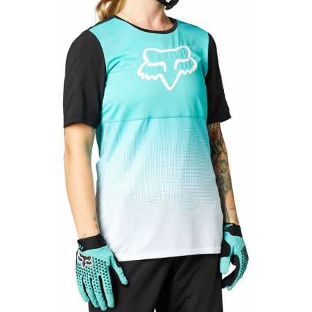 Maillot femme fox flexair manches courtes