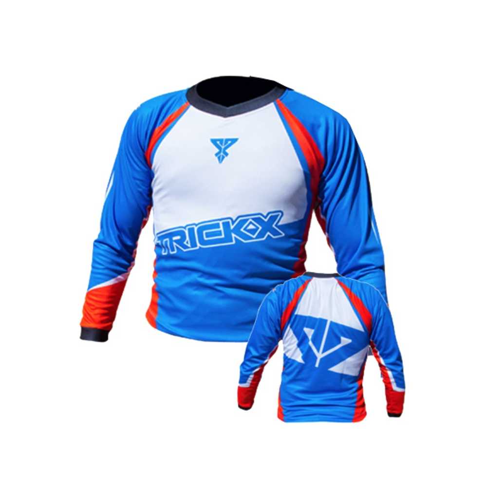 Maillot enfant trickx spike union jack bleu blanc rouge