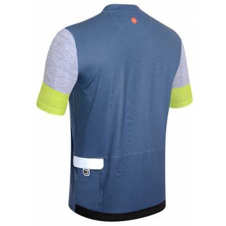 Maillot dotout hero bleu jaune gris