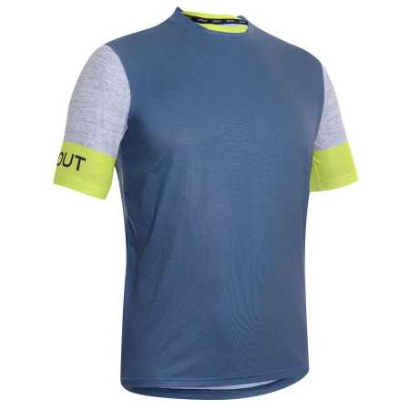 Maillot dotout hero bleu jaune gris