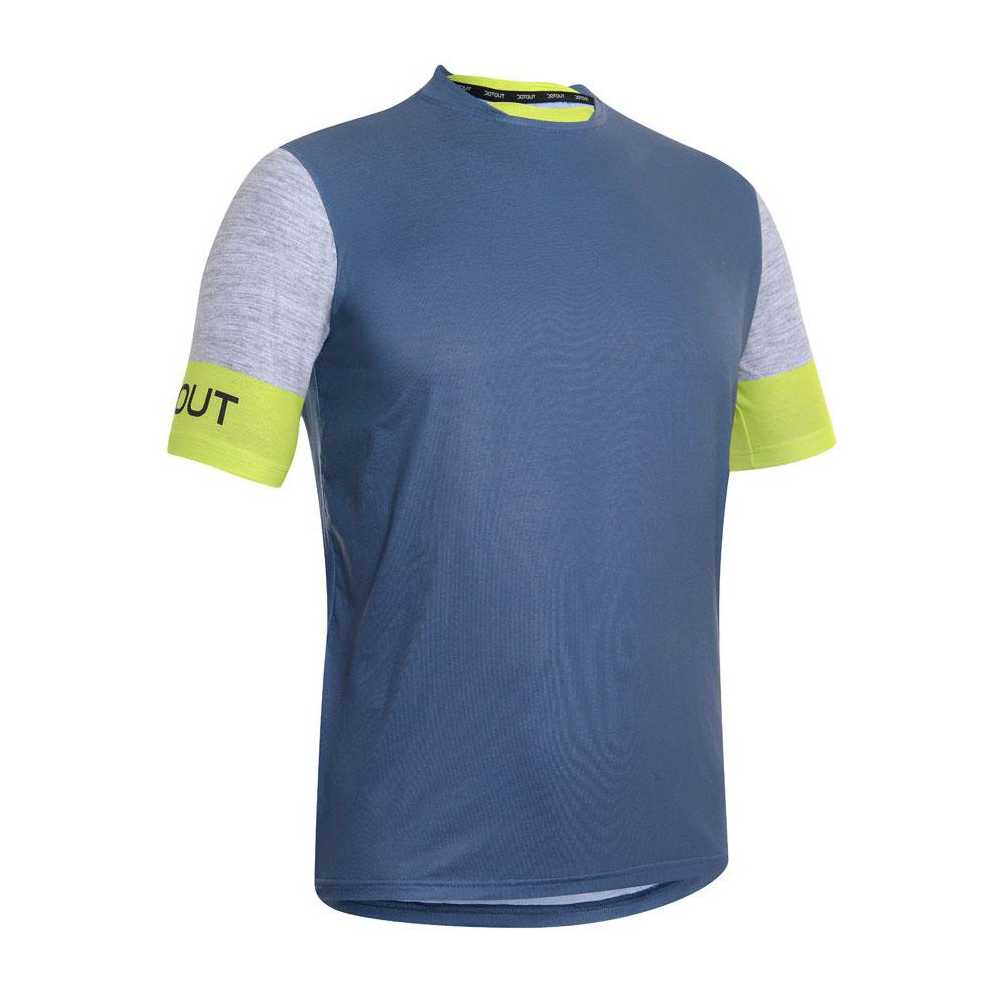 Maillot dotout hero bleu jaune gris