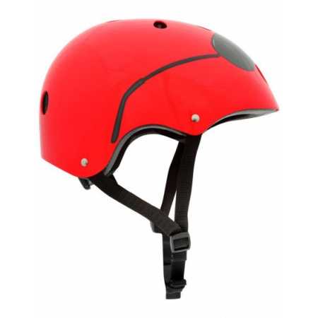 Casque enfant mini hornit lids lunettes aviateur rouge