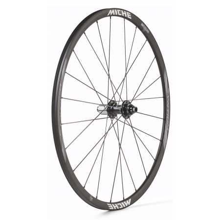 Paire de roues miche syntium wp axy + pneus vittoria rubino pro