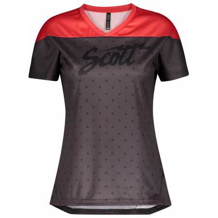 Maillot vtt enfant scott flow trail rose gris